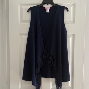 Lilly Pulitzer Deep Blue Fringe Wrap